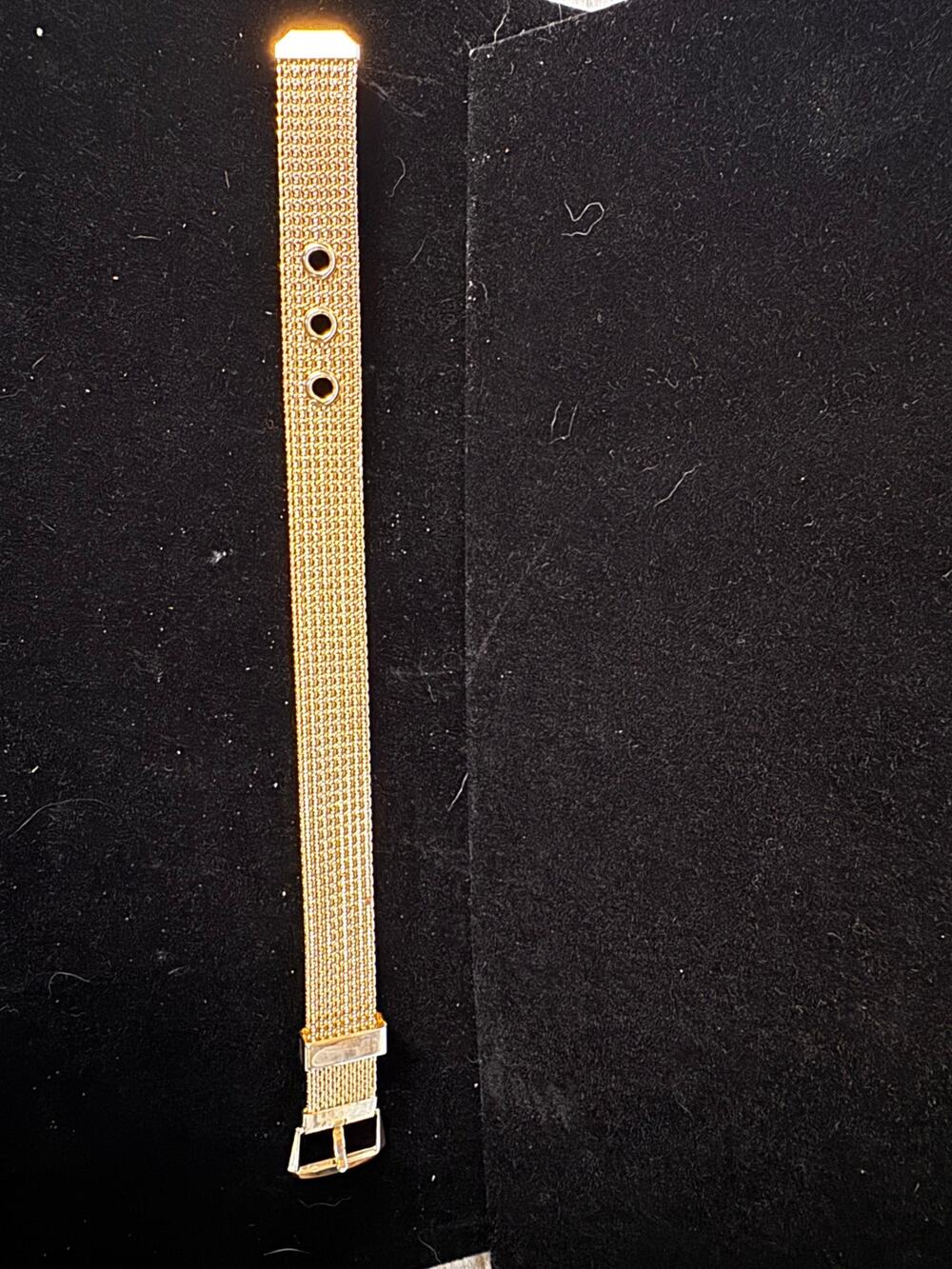 Watch Band Avon Replacement Strap or Bracelet Gold-Tone Mesh 1970s Vintage